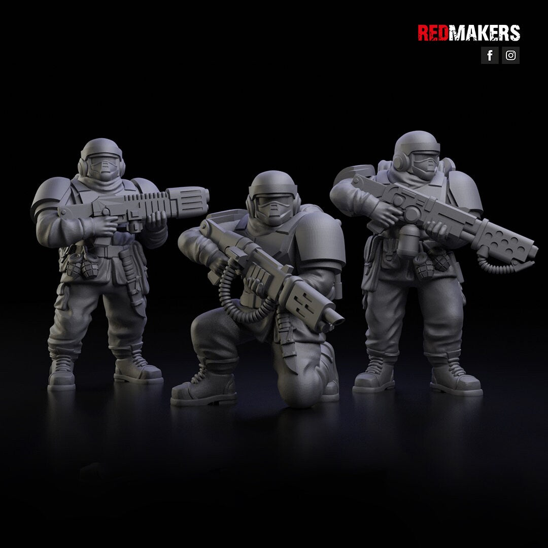 Red Makers Alpha Troops Squad x10 (Custom Order) - product image 4 of 10