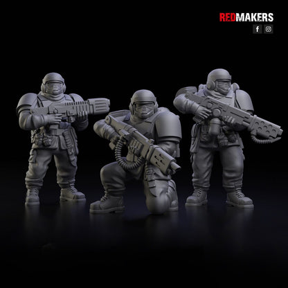 Red Makers Alpha Troops Squad x10 (Custom Order) - product image 4 of 10
