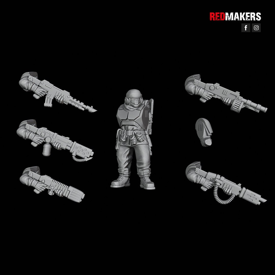 Red Makers Alpha Troops Squad x10 (Custom Order) - product image 10 of 10