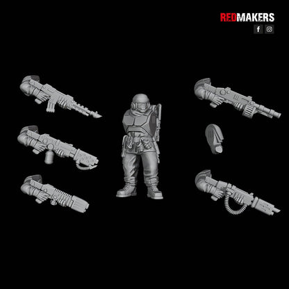 Red Makers Alpha Troops Squad x10 (Custom Order) - product image 10 of 10