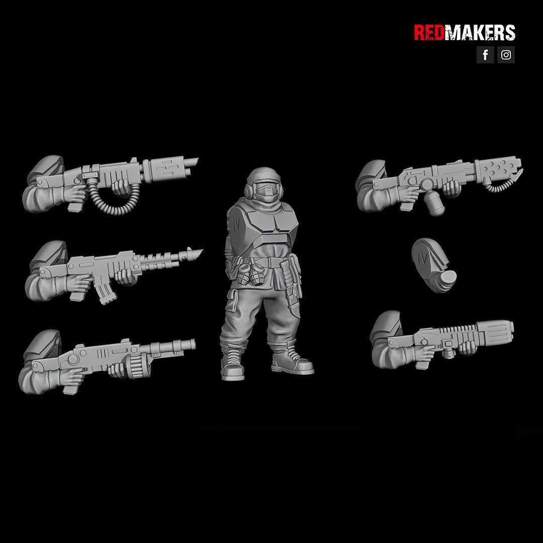Red Makers Alpha Troops Squad x10 (Custom Order) - product image 9 of 10