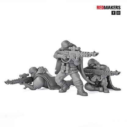 Red Makers - Alpha Troops Snipers x3 (Custom Order)