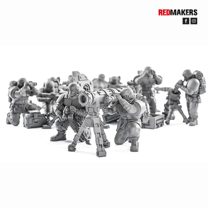 Red Makers Alpha Troops Heavy Support Teams x3 (Custom Order) - product image 2 of 7