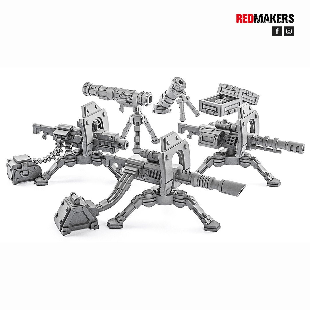 Red Makers Alpha Troops Heavy Support Teams x3 (Custom Order) - product image 7 of 7