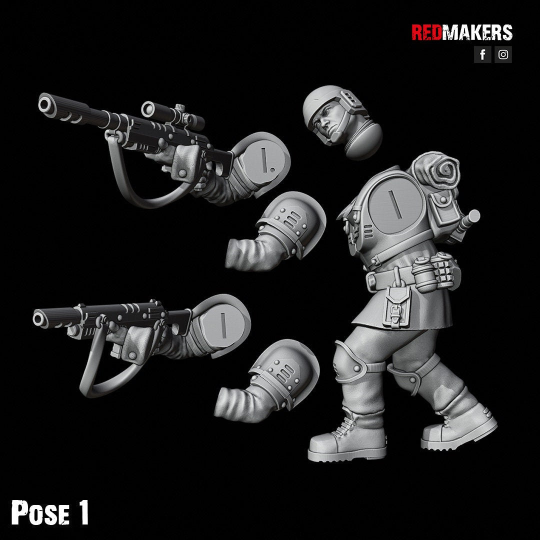 Red Makers Shock Troops Squad x10 (Custom Order) - product image 3 of 10