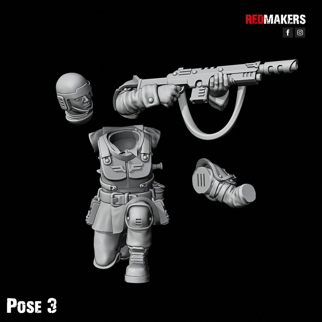Red Makers Shock Troops Squad x10 (Custom Order) - product image 7 of 10