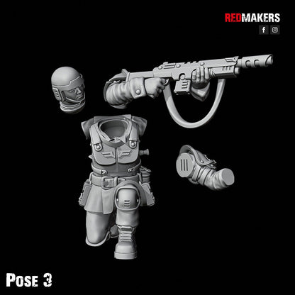 Red Makers Shock Troops Squad x10 (Custom Order) - product image 7 of 10