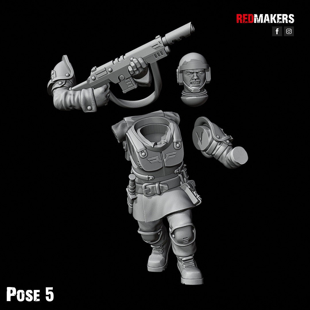 Red Makers Shock Troops Squad x10 (Custom Order) - product image 8 of 10