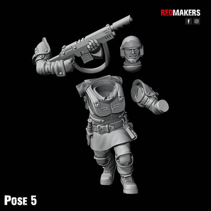 Red Makers Shock Troops Squad x10 (Custom Order) - product image 8 of 10
