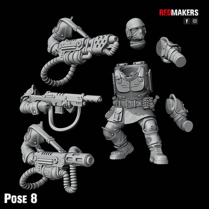 Red Makers Shock Troops Squad x10 (Custom Order) - product image 10 of 10