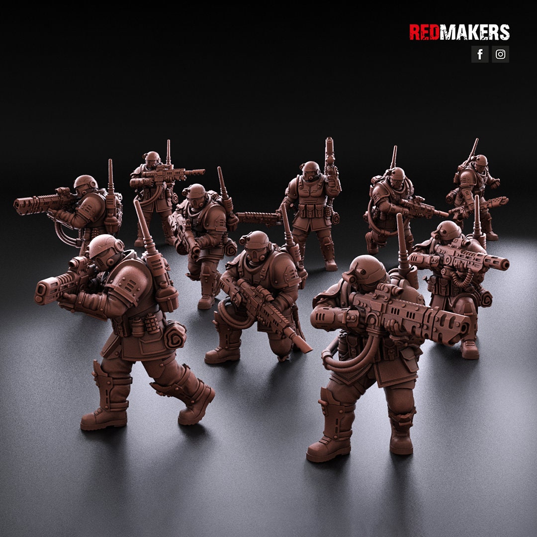 Red Makers Shock Troops Elite Squad x10 (Custom Order) - product image 3 of 7