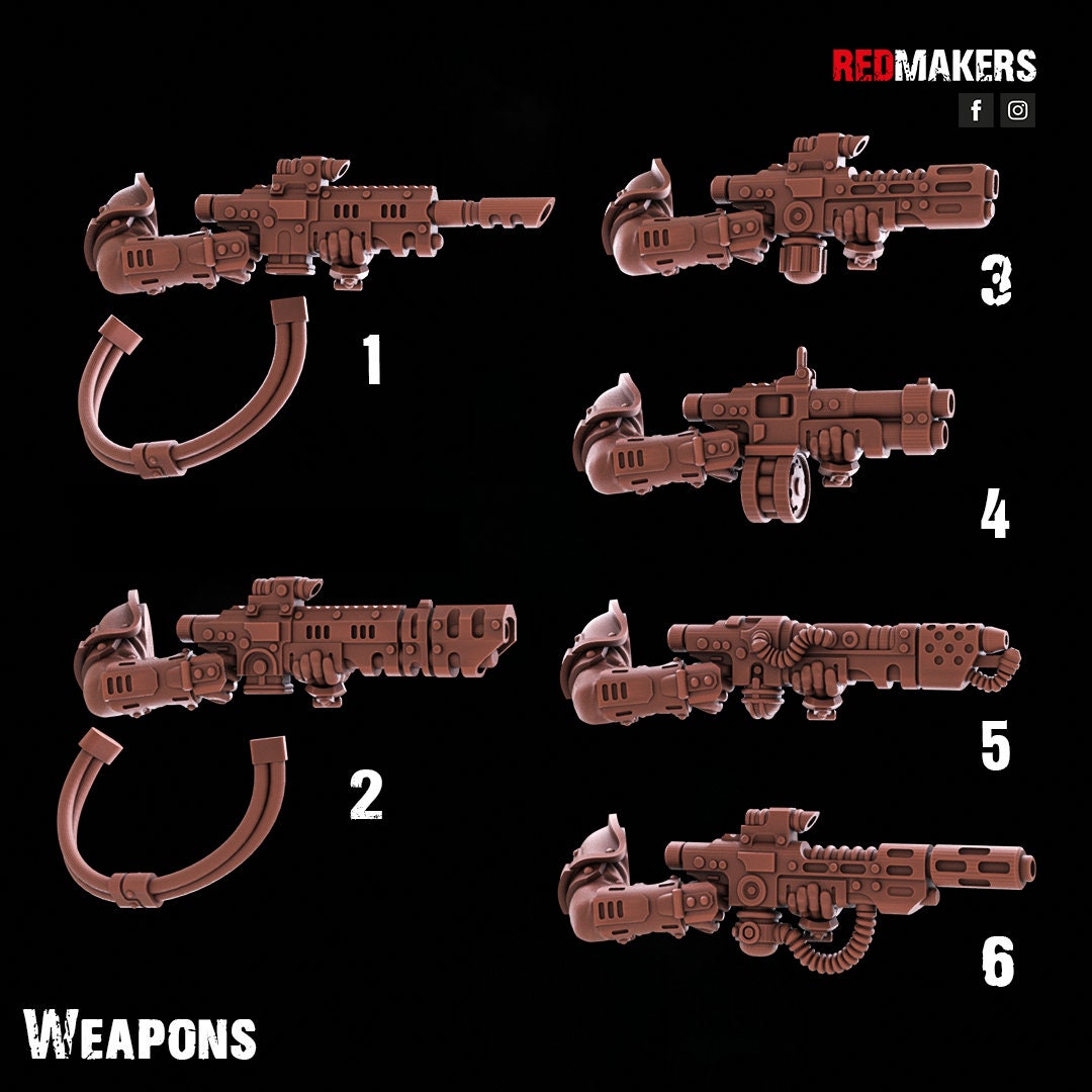 Red Makers Shock Troops Elite Squad x10 (Custom Order) - product image 5 of 7