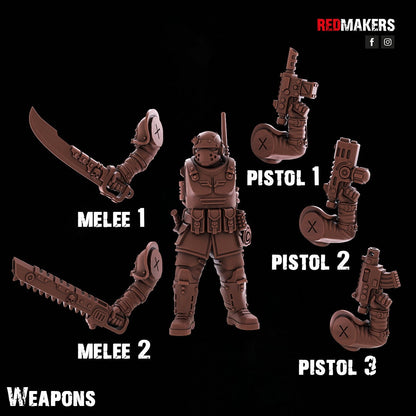 Red Makers Shock Troops Elite Squad x10 (Custom Order) - product image 7 of 7
