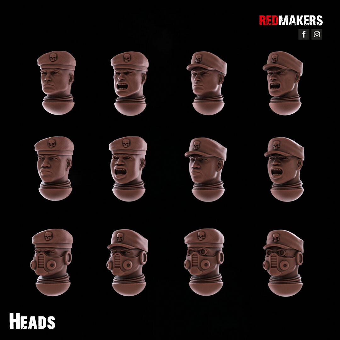 Red Makers Shock Troops Elite Command Squad x4 (Custom Order) - product image 4 of 10
