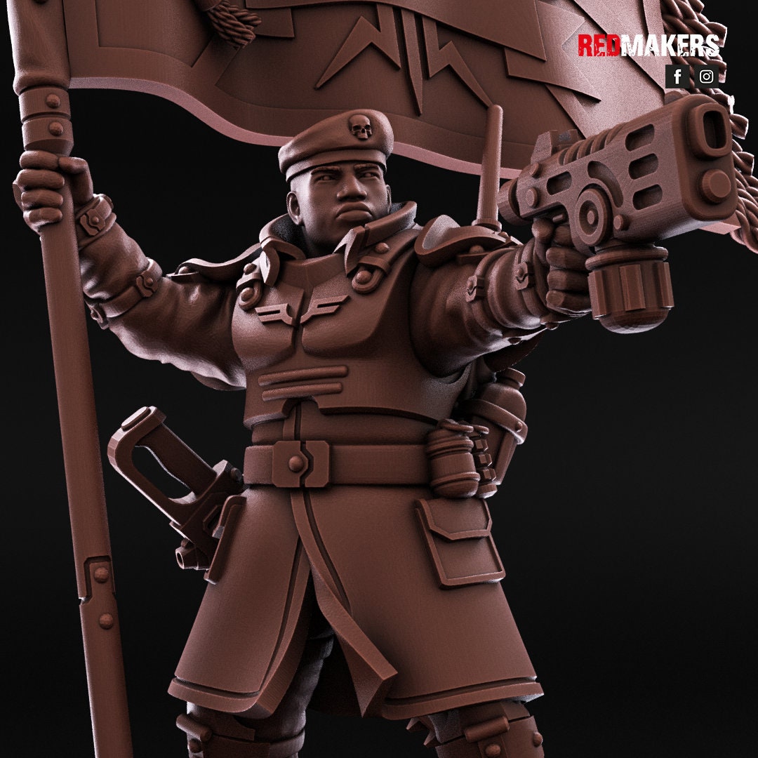Red Makers Shock Troops Elite Command Squad x4 (Custom Order) - product image 1 of 10