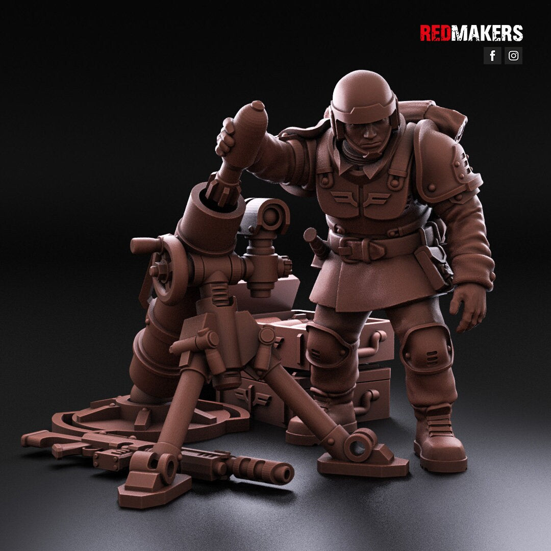 Red Makers Shock Troops Heavy Support Teams x3 (Custom Order) - product image 9 of 10