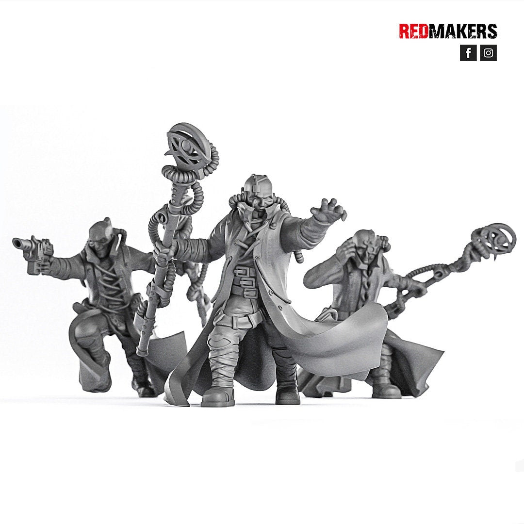 Red Makers Psyker Squad x3 (Custom Order) - product image 1 of 5