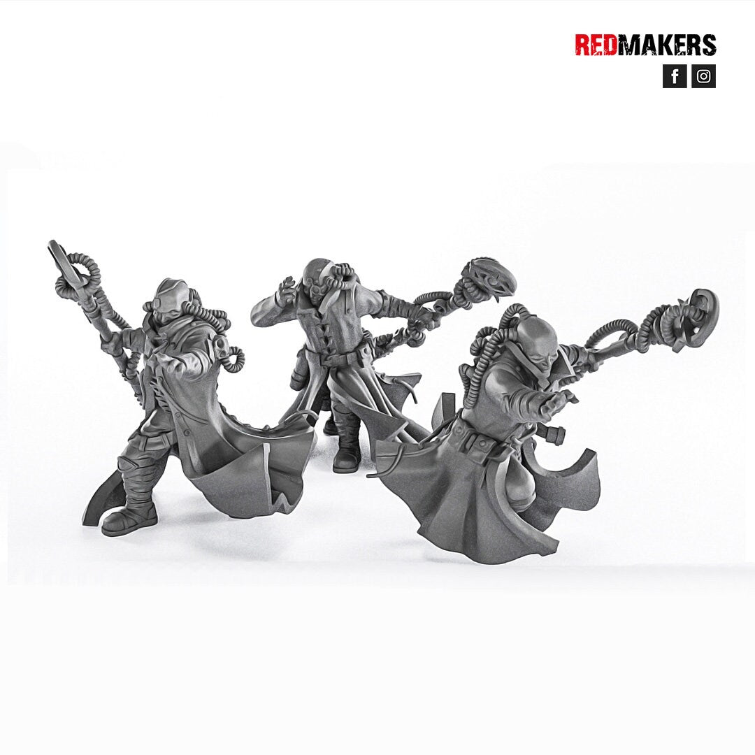 Red Makers Psyker Squad x3 (Custom Order) - product image 2 of 5