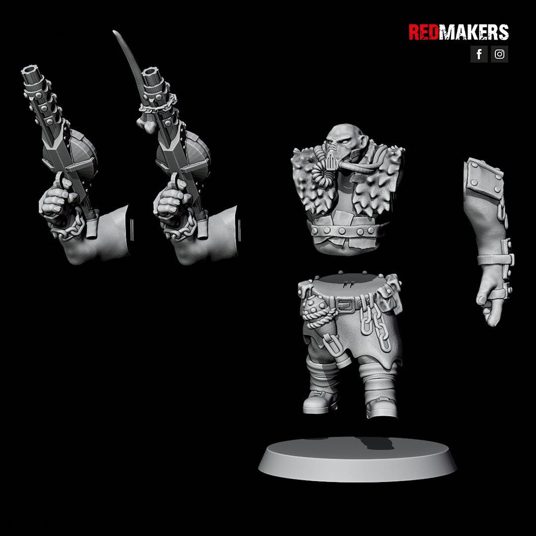 Red Makers Abhuman Giant Squad x5 (Custom Order) - product image 4 of 7