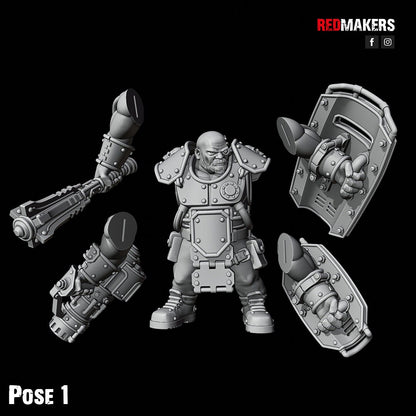 Red Makers - Armoured Abhuman Giant Squad V2 x5 (Custom Order)