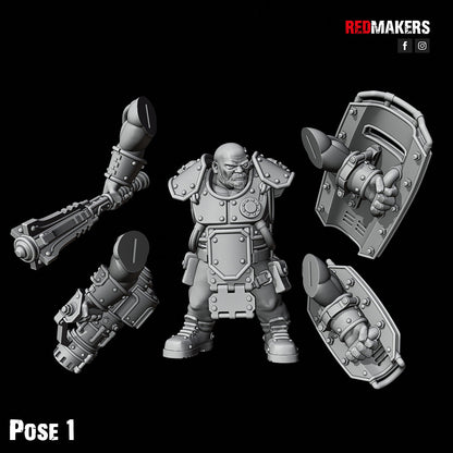 Red Makers Armoured Abhuman Giant Squad V2 x5 (Custom Order) - product image 2 of 6