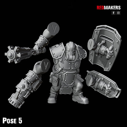 Red Makers - Armoured Abhuman Giant Squad V2 x5 (Custom Order)