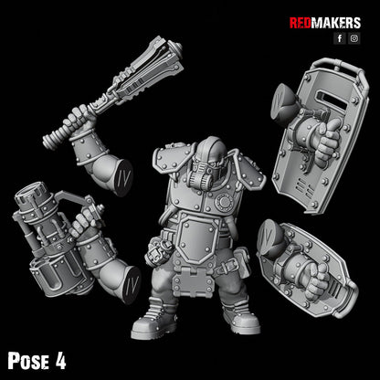 Red Makers - Armoured Abhuman Giant Squad V2 x5 (Custom Order)