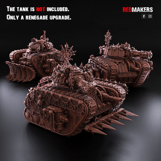 Red Makers Renegade Conversion Set for Legendary Battle Tank – Heretics (Custom Order) - product image 2 of 10