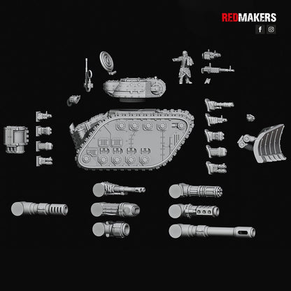 Red Makers Renegade Legendary Battle Tank – Heretics (Custom Order) - product image 1 of 10