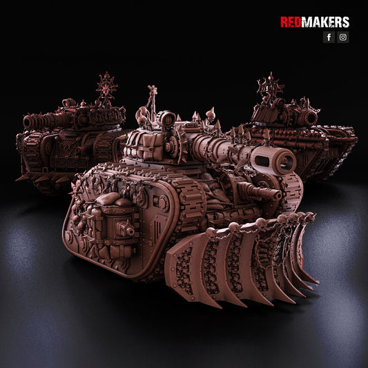 Red Makers Renegade Legendary Battle Tank – Heretics (Custom Order) - product image 2 of 10