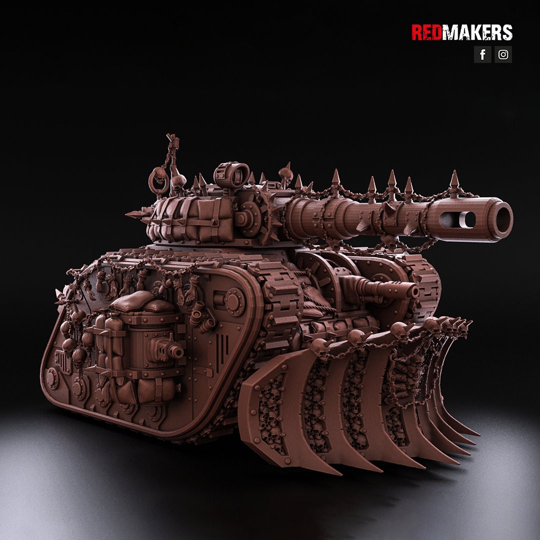 Red Makers Renegade Legendary Battle Tank – Heretics (Custom Order) - product image 5 of 10