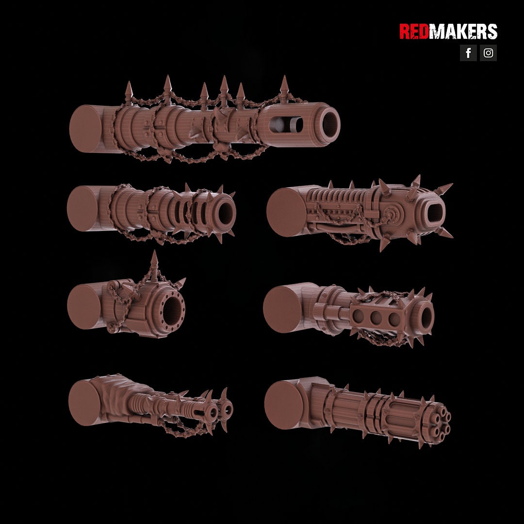 Red Makers Renegade Legendary Battle Tank – Heretics (Custom Order) - product image 3 of 10