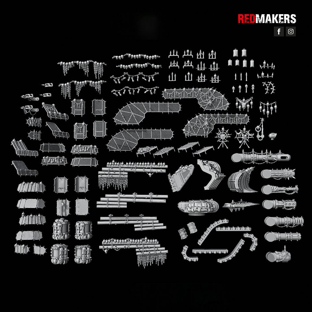 Red Makers Renegade Legendary Battle Tank – Heretics (Custom Order) - product image 10 of 10