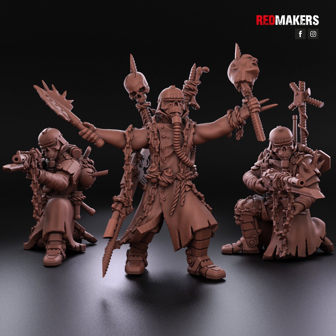 Red Makers Renegade Death Squad x10 - Heretics (Custom Order) - product image 6 of 10