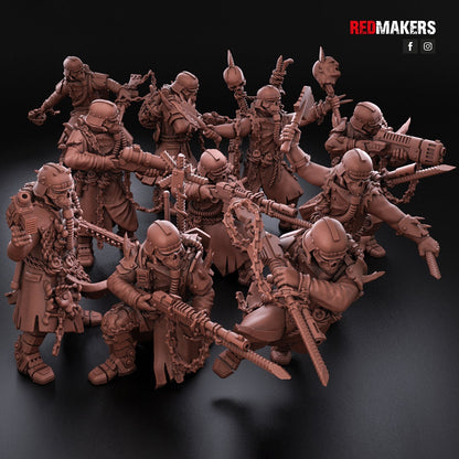 Red Makers Renegade Death Squad x10 - Heretics (Custom Order) - product image 4 of 10