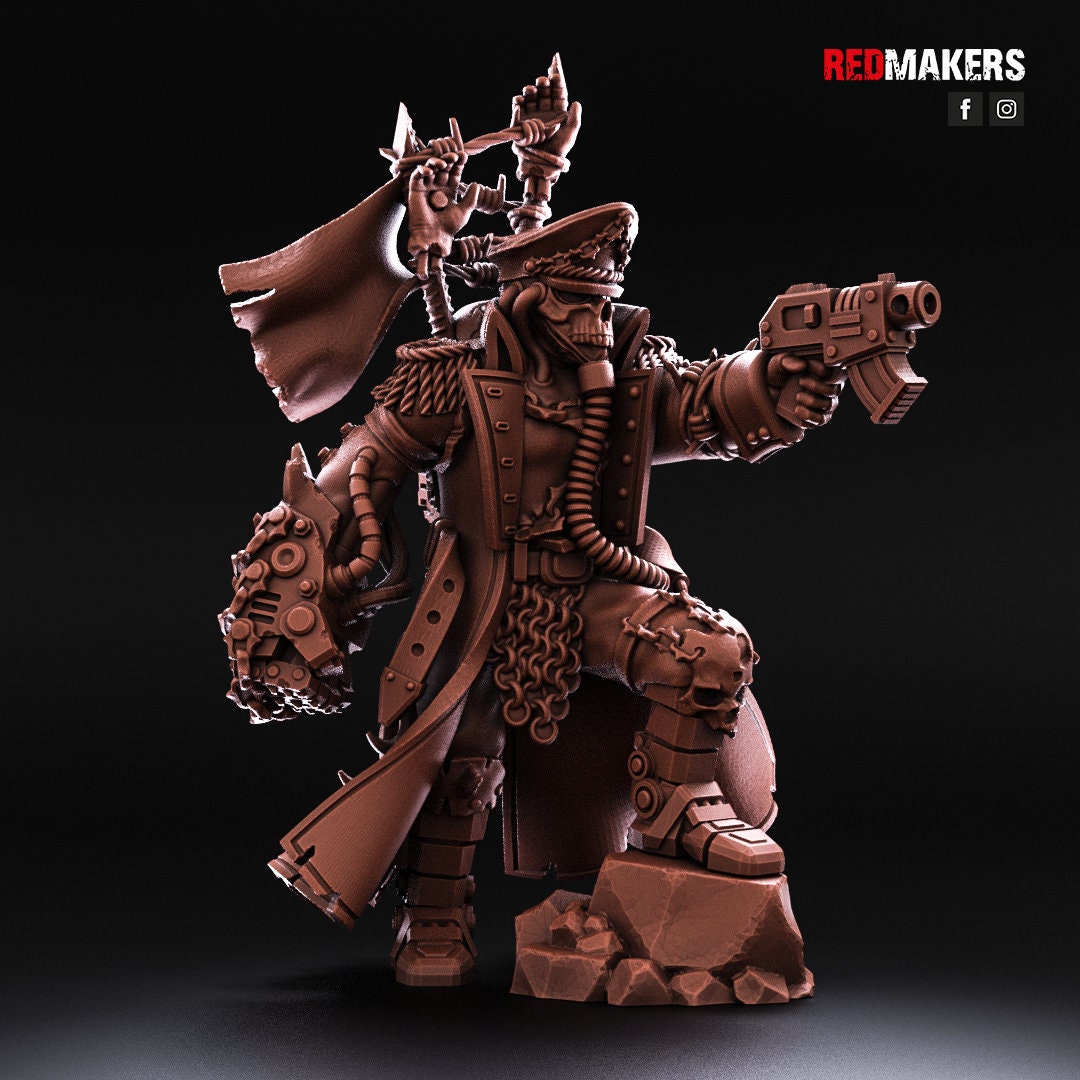 Red Makers Renegade Death Squad Commissar - Heretics (Custom Order) - product image 1 of 5