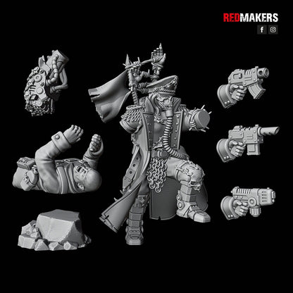 Red Makers Renegade Death Squad Commissar - Heretics (Custom Order) - product image 3 of 5