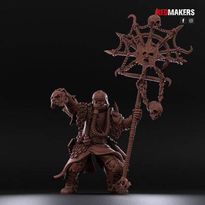 Red Makers Renegade Death Squad Lieutenant and Command Squad - Heretics (Custom Order) - product image 9 of 10