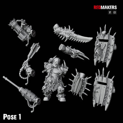 Red Makers Renegade Abhuman Giant Squad x5 - Heretics (Custom Order) - product image 3 of 10