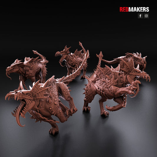 Red Makers Bloodthirsty HellHounds Pack x5 (Custom Order) - product image 1 of 7