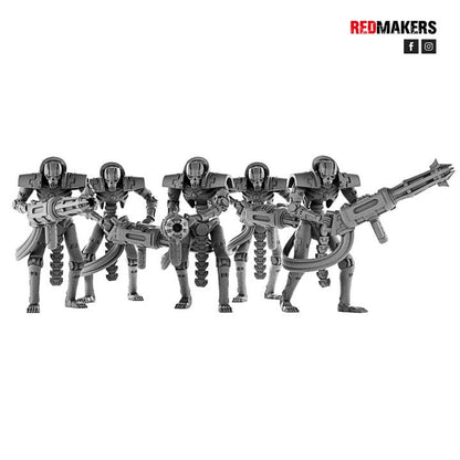 Red Makers Immortal Robots - Tomb World x5 (Custom Order) - product image 1 of 8