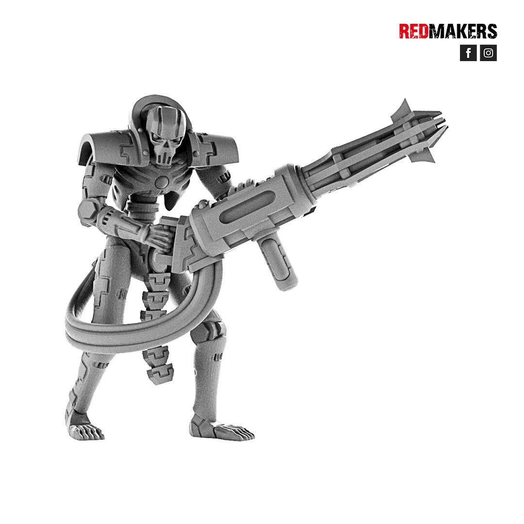 Red Makers Immortal Robots - Tomb World x5 (Custom Order) - product image 4 of 8