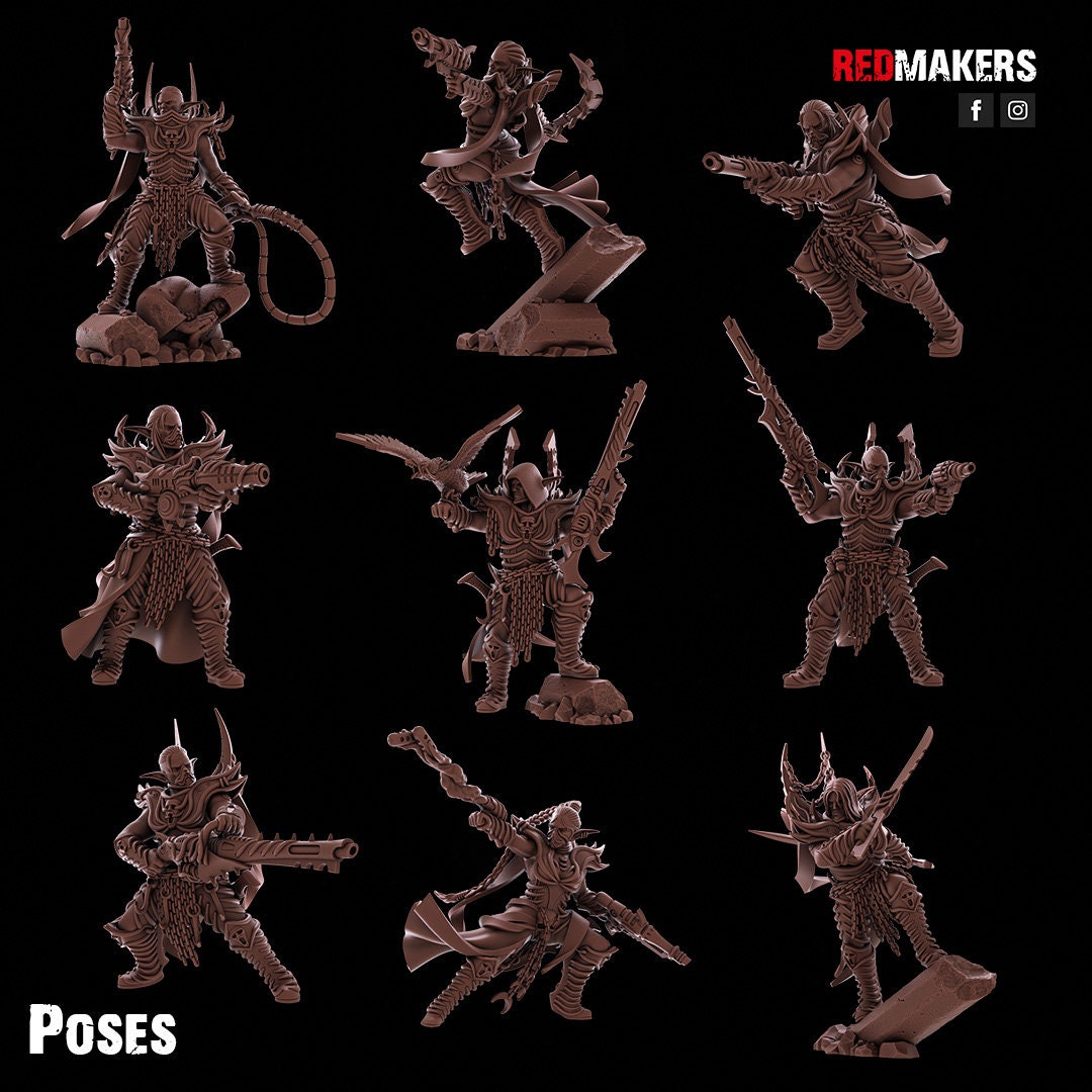 Red Makers Dark Space Elves - Kill Squad (Custom Order) - product image 1 of 10