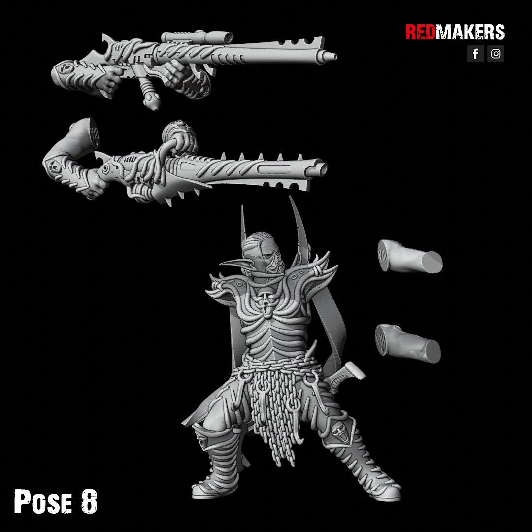 Red Makers Dark Space Elves - Kill Squad (Custom Order) - product image 9 of 10
