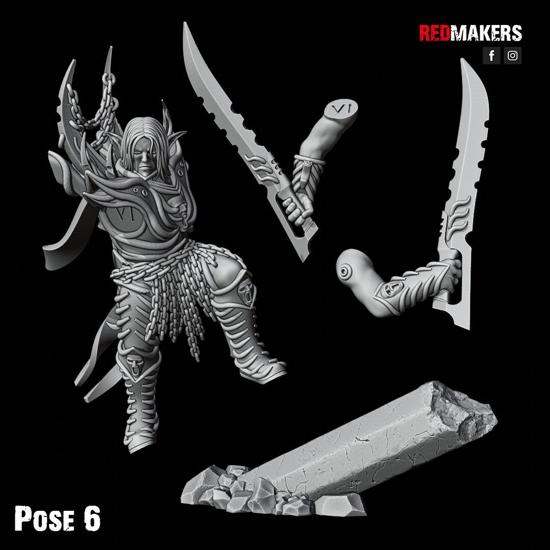 Red Makers Dark Space Elves - Kill Squad (Custom Order) - product image 7 of 10