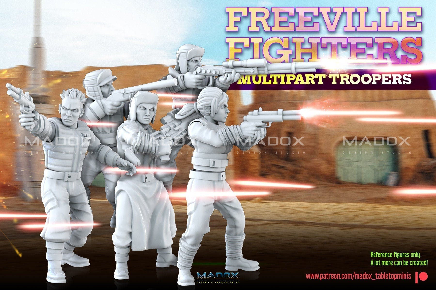 Legion Freeville Fighters (Custom Order) - product image 1 of 5