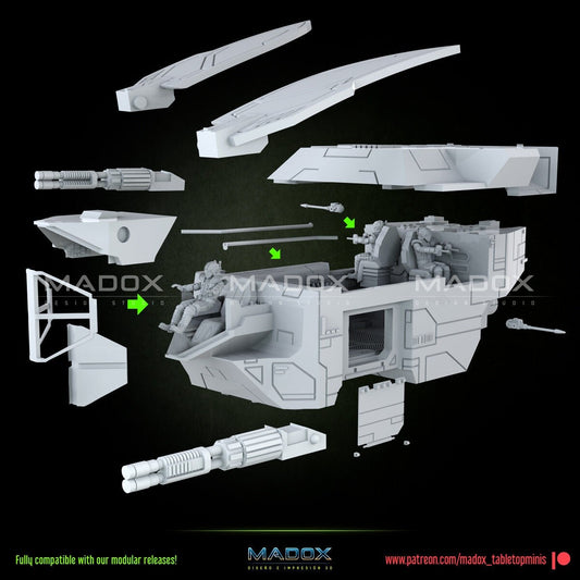 Legion Dark Star Speeder (Custom Order) - product image 2 of 4