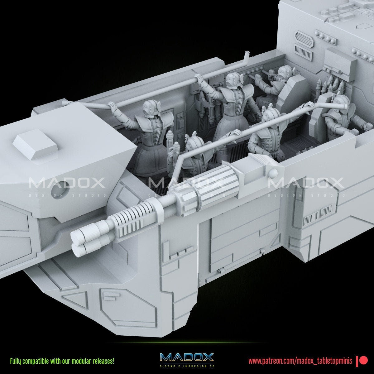 Legion Dark Star Speeder (Custom Order) - product image 3 of 4