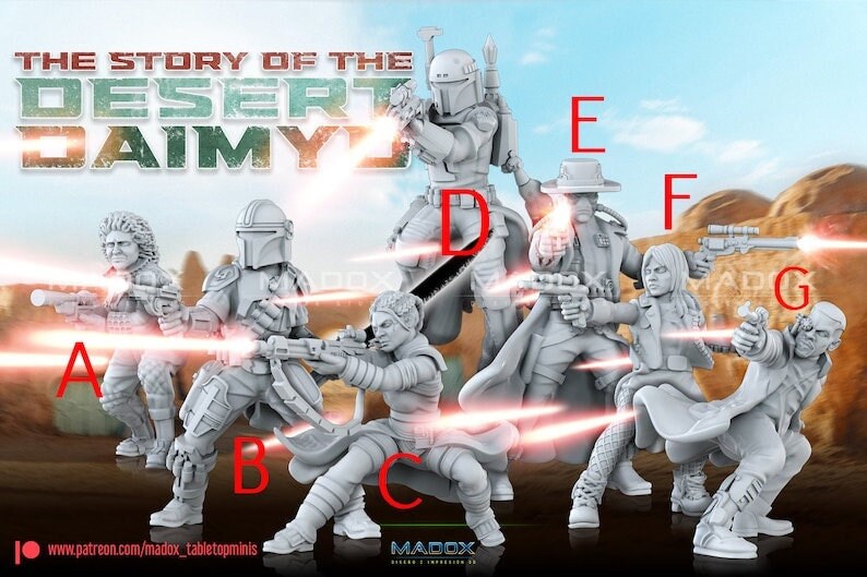 Legion Desert Daimyo Collection (Custom Order) - product image 1 of 2