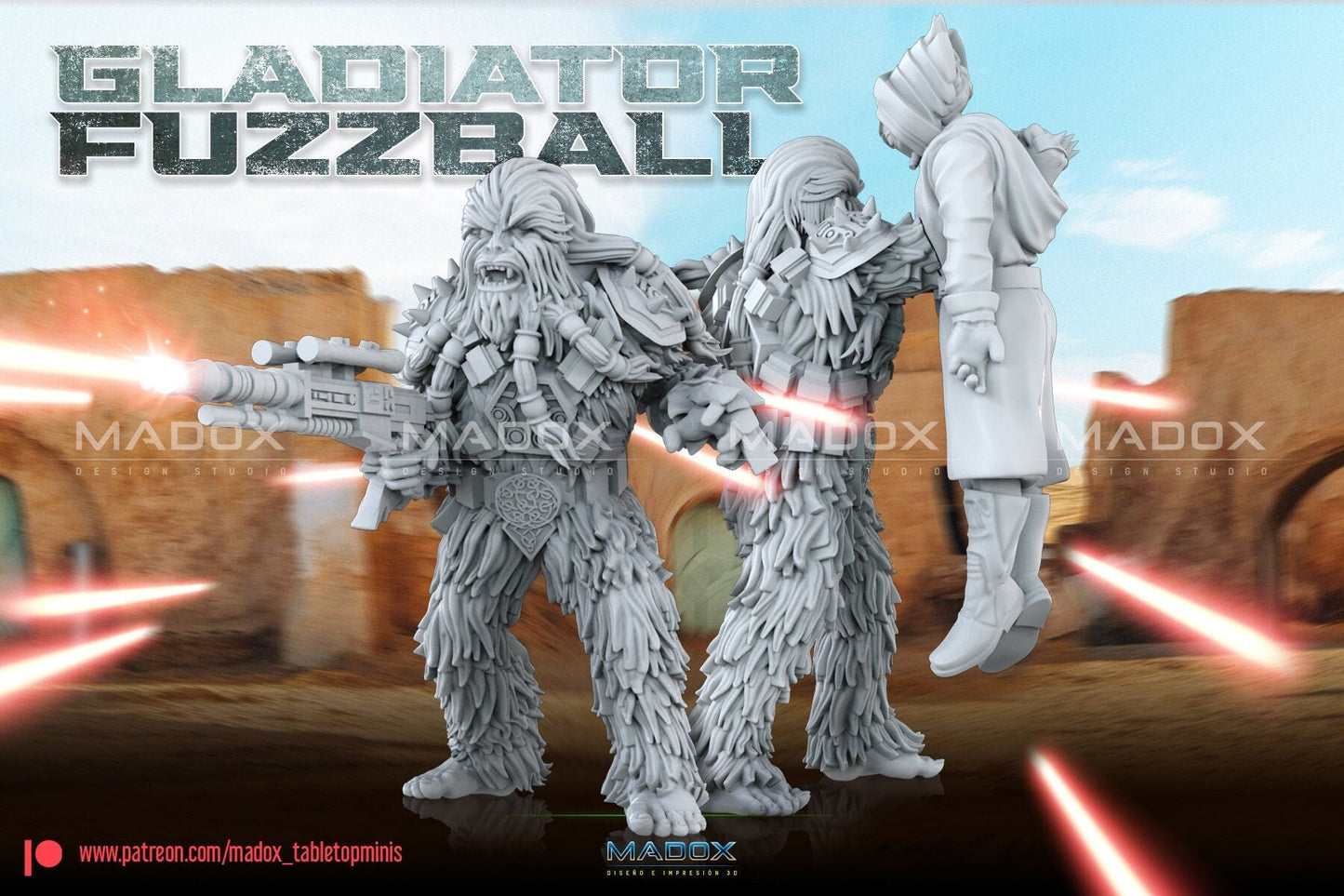 Legion Gladiator Fuzzball (Custom Order) - product image 1 of 3